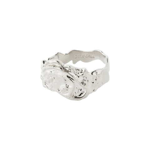 BLOSSOM recycled organic shaped ring silver-plated te koop bij Almost Summer Amsterdam 142226004