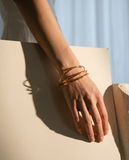 Stainless steel bracelet 3mm Gold plated