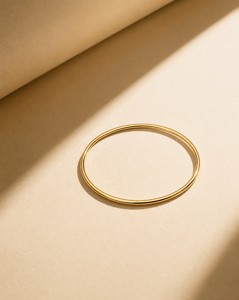 Stainless steel bracelet 3mm Gold Big