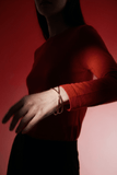 Stainless steel bracelet 3mm Gold Big