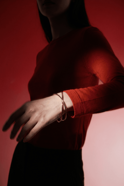 Stainless steel bracelet 3mm Gold Big