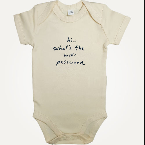 whats the wifi password organic cotton romper
