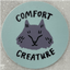 Comfort Creature Vinyl Sticker te koop bij Almost Summer Amsterdam 10833