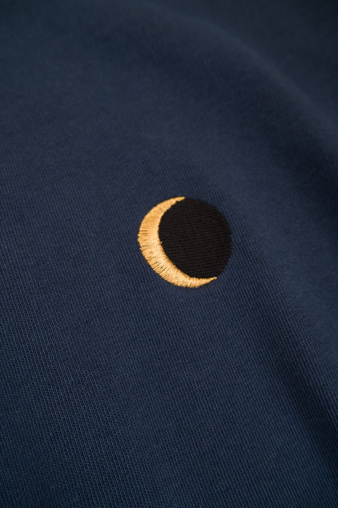 crescent moon lightweight unisex organic cotton sweater te koop bij Almost Summer Amsterdam 10777