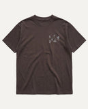 dinner with friends brown organic boxy tee