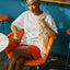 do nothing club unisex creamy white t-shirt with back print
