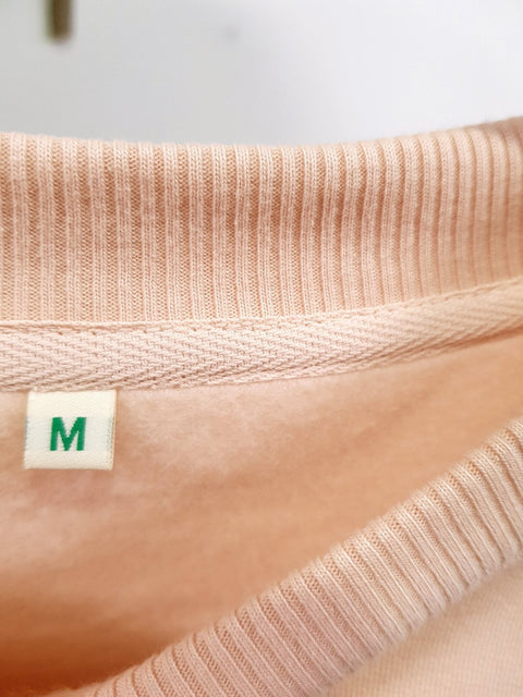 fiets mini misty pink organic cotton womens sweater te koop bij Almost Summer Amsterdam 10497