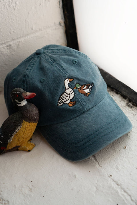 Fowl Dad Hat Vintage Teal