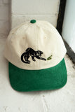 Frenemies (Cat & Frog) Two-Tone Corduroy Dad Hat