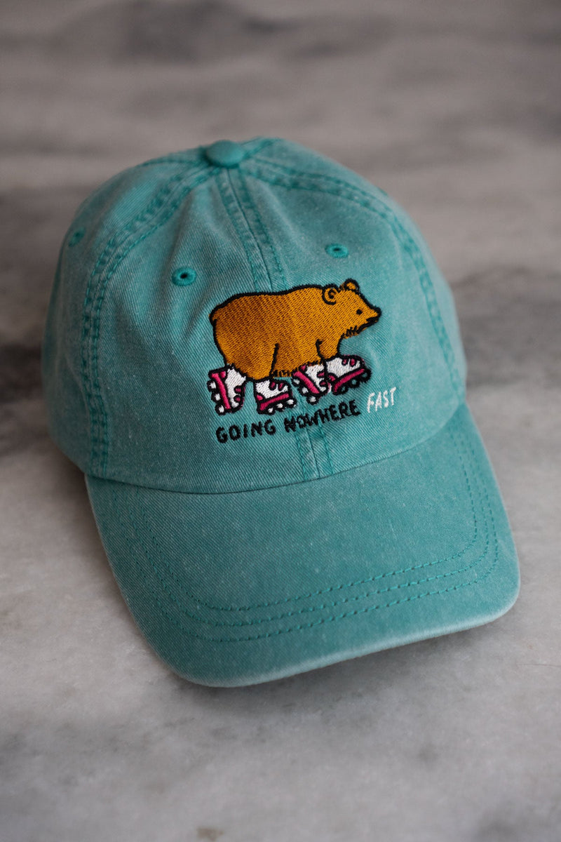Going Nowhere Fast Dad Hat - Seafoam