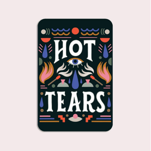 Hot Tears Vinyl Sticker te koop bij Almost Summer Amsterdam 10912