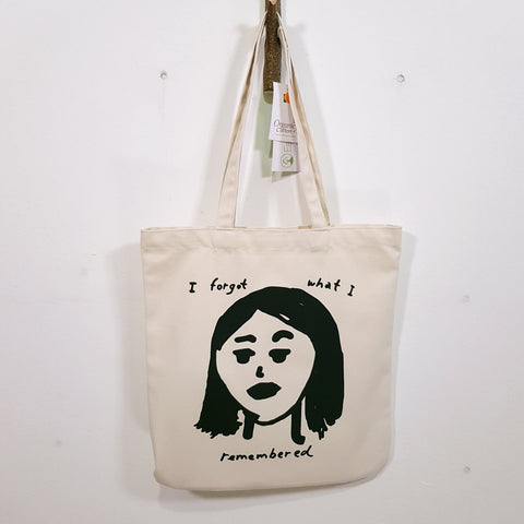 I forgot what i remembered premium tote bag te koop bij Almost Summer Amsterdam 10512