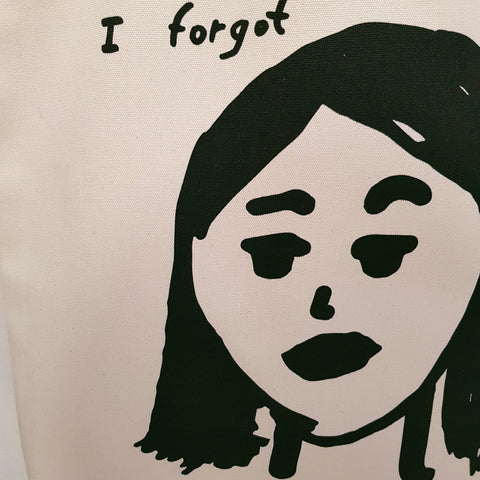 I forgot what i remembered premium tote bag te koop bij Almost Summer Amsterdam 10512