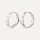 JULITA recycled hoop earrings silver-plated te koop bij Almost Summer Amsterdam 282336003