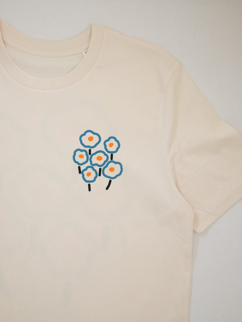 just bees and flowers unisex organic t-shirt te koop bij Almost Summer Amsterdam 10407