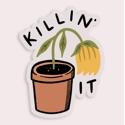 Killin it vinyl sticker te koop bij Almost Summer Amsterdam 10035