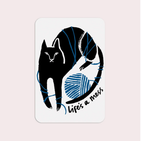 life is a mess sticker te koop bij Almost Summer Amsterdam 10232