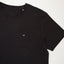 micro smiley black loose fit t-shirt organic unisex te koop bij Almost Summer Amsterdam 10186