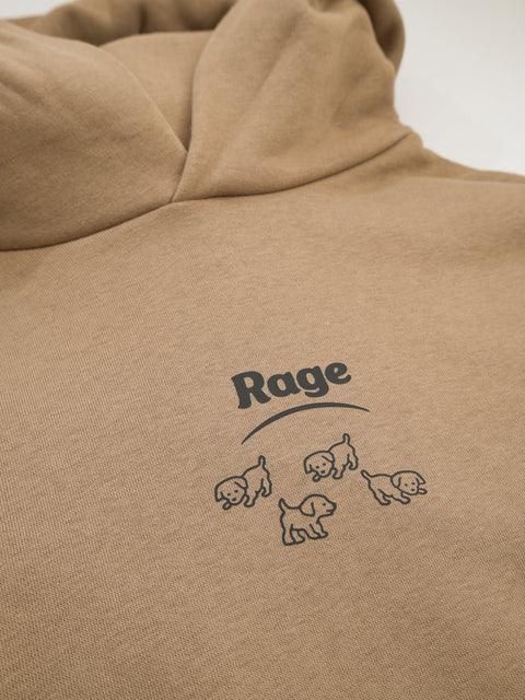 rage drop shoulder unisex organic cotton sweater driftwood brown te koop bij Almost Summer Amsterdam 10212