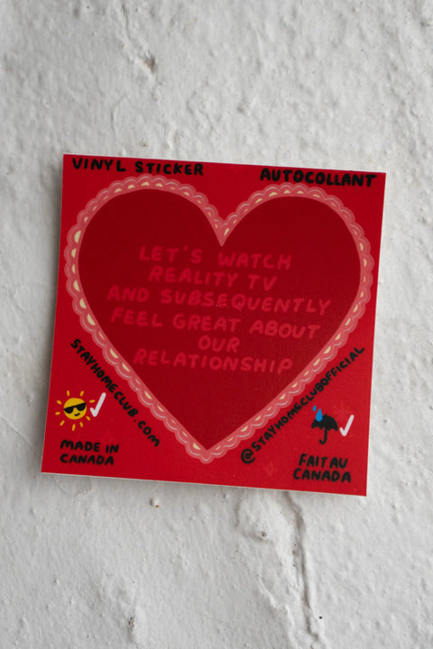 reality-tv-vinyl-sticker