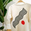 sea sea dot natural raw organic cotton unisex t-shirt te koop bij Almost Summer Amsterdam 11002