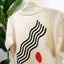 sea sea dot natural raw organic cotton unisex t-shirt te koop bij Almost Summer Amsterdam 11002