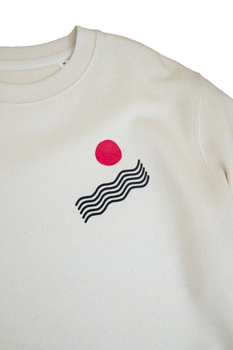 sea sea dot unisex organic cotton sweater te koop bij Almost Summer Amsterdam 10014