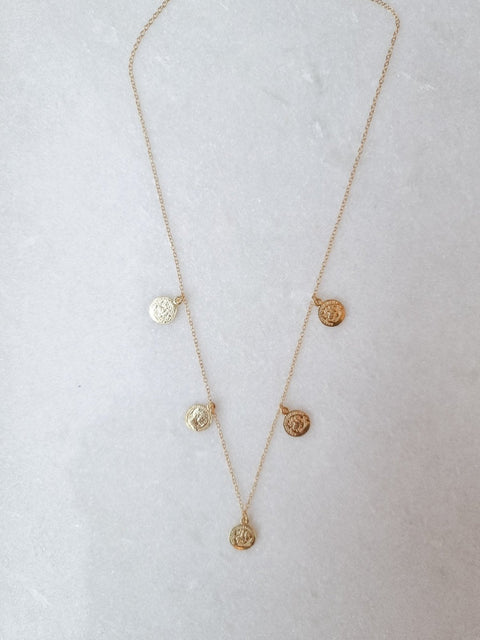 small coins delicate necklace te koop bij Almost Summer Amsterdam 5010194