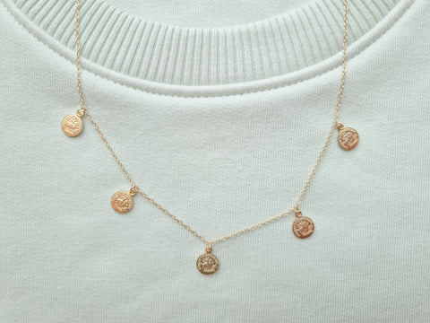 small coins delicate necklace te koop bij Almost Summer Amsterdam 5010194