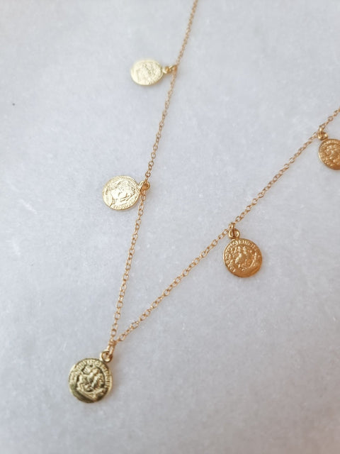 small coins delicate necklace te koop bij Almost Summer Amsterdam 5010194