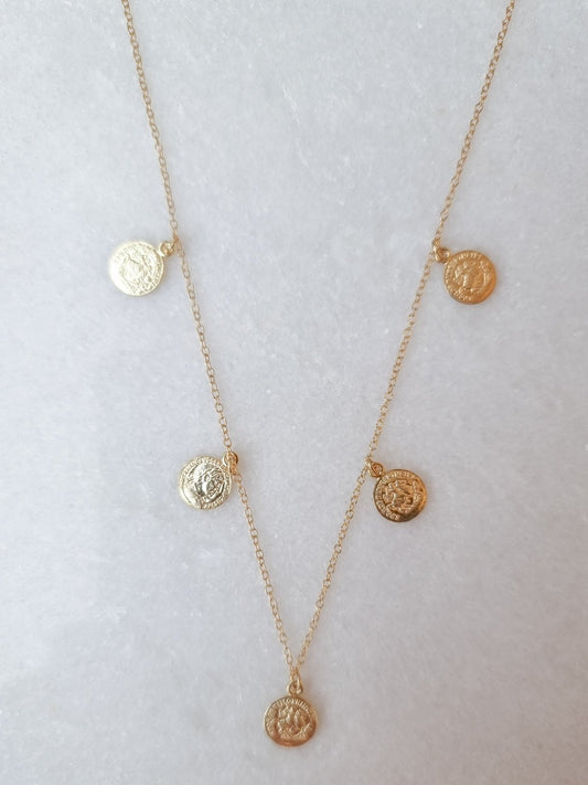 small coins delicate necklace te koop bij Almost Summer Amsterdam 5010194