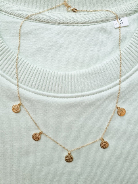 small coins delicate necklace te koop bij Almost Summer Amsterdam 5010194