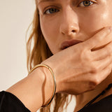 SOPHIA recycled bangle bracelet gold-plated te koop bij Almost Summer Amsterdam 602332002