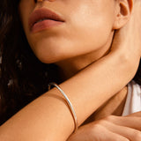 SOPHIA recycled bangle bracelet silver-plated te koop bij Almost Summer Amsterdam 602336002