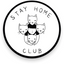 stay home club logo vinyl sticker te koop bij Almost Summer Amsterdam 10183