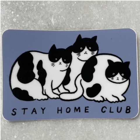 Tuxedo Cats Vinyl Sticker te koop bij Almost Summer Amsterdam 10826