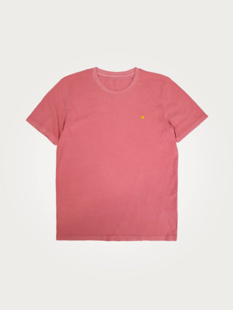 yellow dot G. Dyed Carmine Red Unisex Tees te koop bij Almost Summer Amsterdam STTU831C5171L