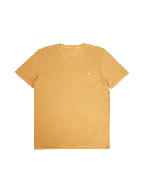 yellow dot G. Dyed Ochre Unisex Tees te koop bij Almost Summer Amsterdam STTU831C5161S