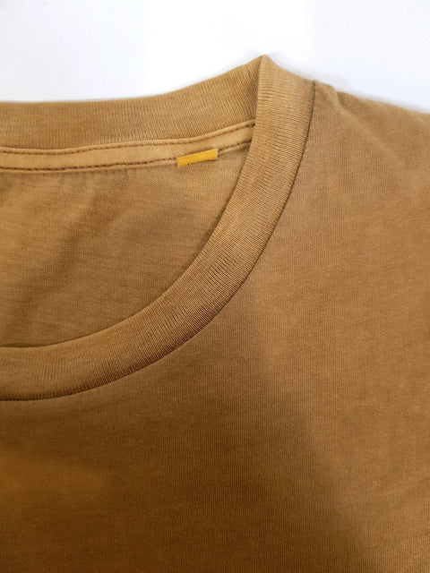 yellow dot G. Dyed Ochre Unisex Tees te koop bij Almost Summer Amsterdam STTU831C5161S