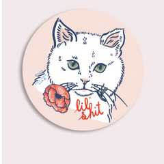 Lil Shit (Cat) Vinyl Sticker