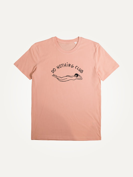 DO NOTHING GIRL FRAICHE PECHE organic cotton unisex t-shirt