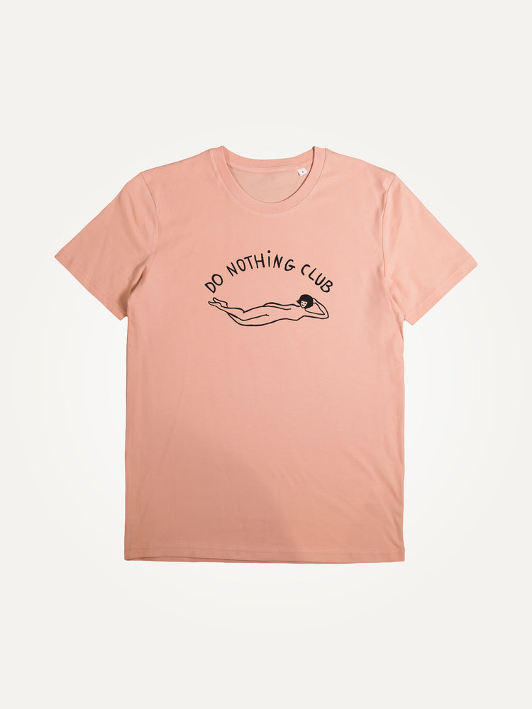 DO NOTHING GIRL FRAICHE PECHE organic cotton unisex t-shirt