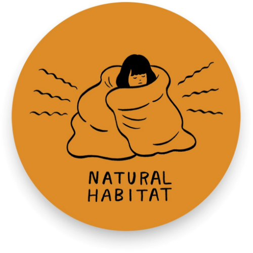 Natural Habitat Vinyl Sticker