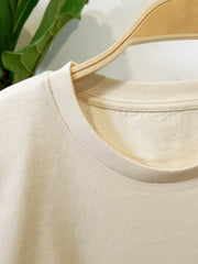 kandinsky cube natural raw organic cotton t-shirt te koop in de webshop van Almost Summer Amsterdam